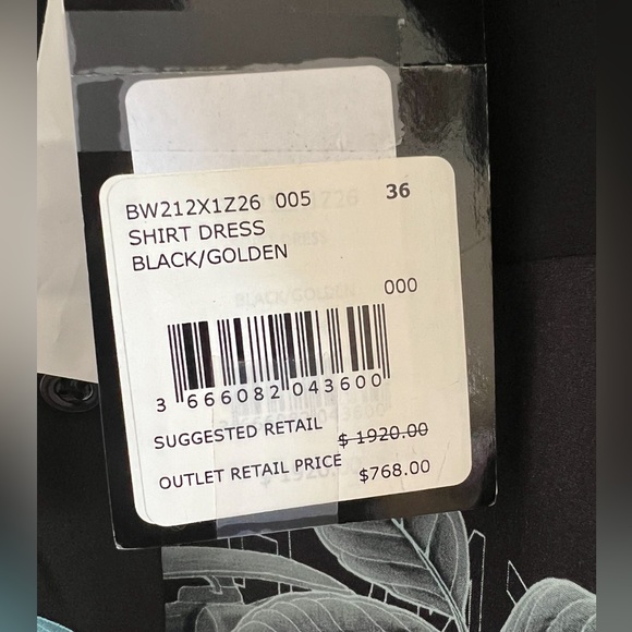 Authentic Givenchy Floral Schematic Print Shirt Dress - Picture 2 of 9